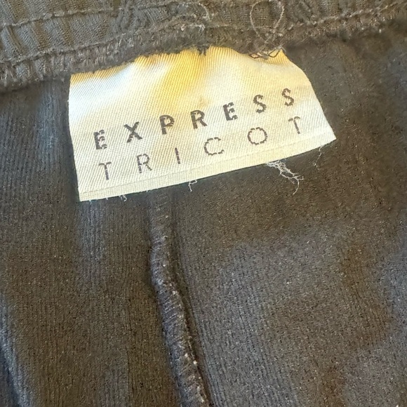Express Tricot Vintage Black Jacquard Textured Shorts size small - Picture 3 of 3